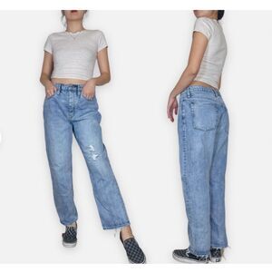 J. Crew Jeans Size 27 Point Sur Slouchy Boyfriend Straight Leg High Rise Jeans